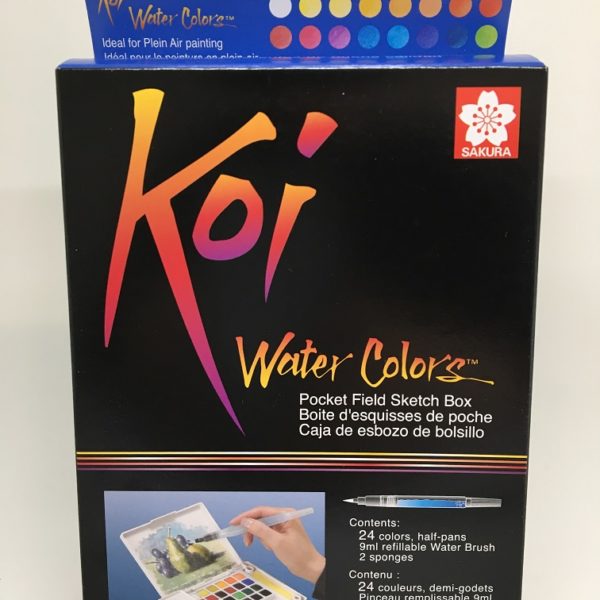 Koi Watercolor Pocketfield 24